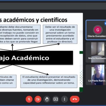 Curso-Taller de Investigación virtual dirigido a estudiantes de la Facultad de Ciencias de la Salud