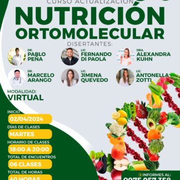 Curso de Actualización en Nutrición Ortomolecular