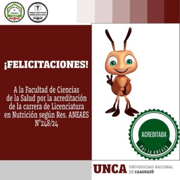 La Comunidad Educativa de la Carrera Nutrición expresa sus agradecimientos a la Rectora, Vice Rectora, Consejo Superior Universitario y a los Funcionarios Administrativos del Rectorado.